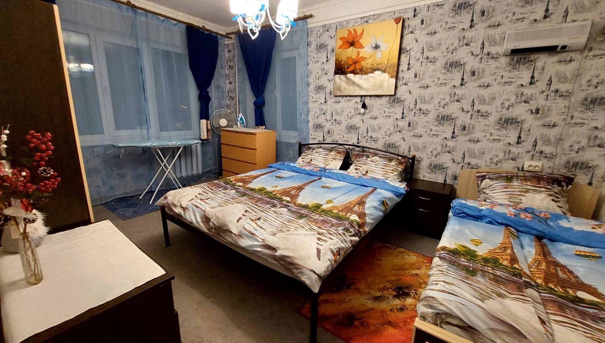 2 Bedroom Apartment Metro Vasilkovskaya Kijev Kültér fotó